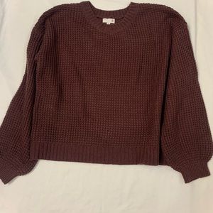So tunic crew neck sweater